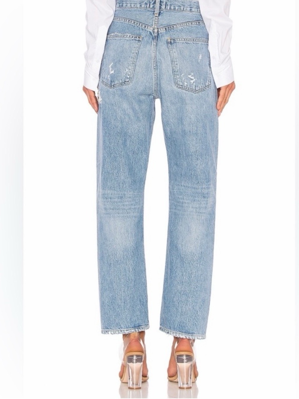 Agolde 90’s Mid Rise Straight Jeans - Picture 3 of 9